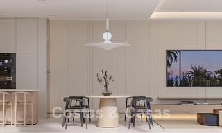 Exclusieve, off-plan designvilla’s met avant-garde architectuur te koop op 200m van het strand in Mijas Costa 787497 