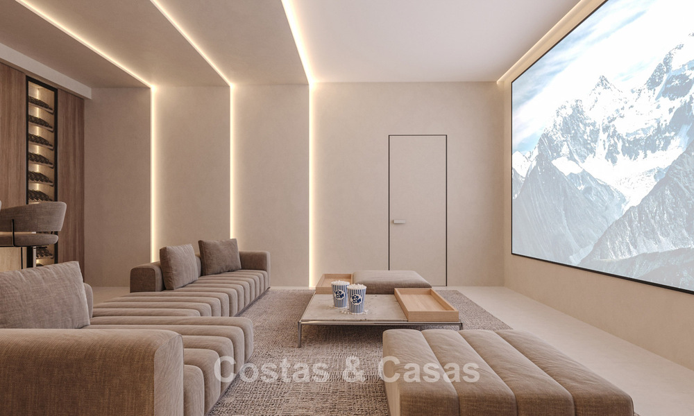 Exclusieve, off-plan designvilla’s met avant-garde architectuur te koop op 200m van het strand in Mijas Costa 787500