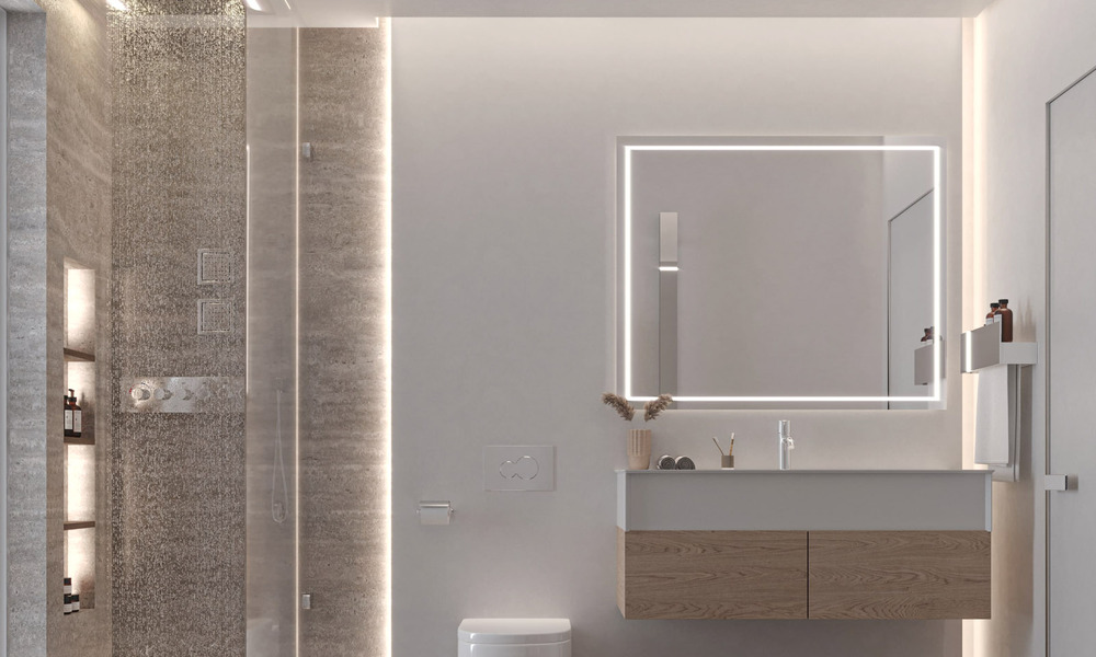 Exclusieve, off-plan designvilla’s met avant-garde architectuur te koop op 200m van het strand in Mijas Costa 787507