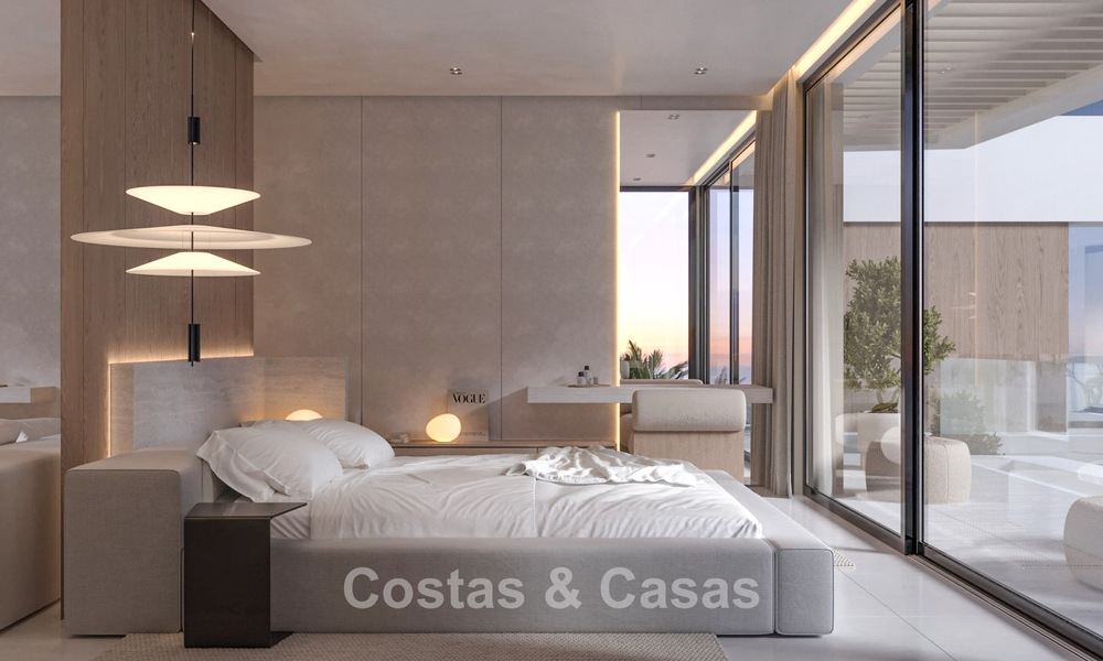 Exclusieve, off-plan designvilla’s met avant-garde architectuur te koop op 200m van het strand in Mijas Costa 787509