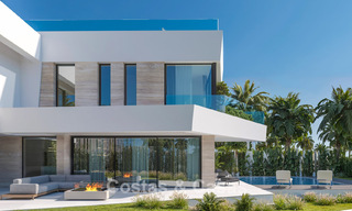 Exclusieve, off-plan designvilla’s met avant-garde architectuur te koop op 200m van het strand in Mijas Costa 787510 