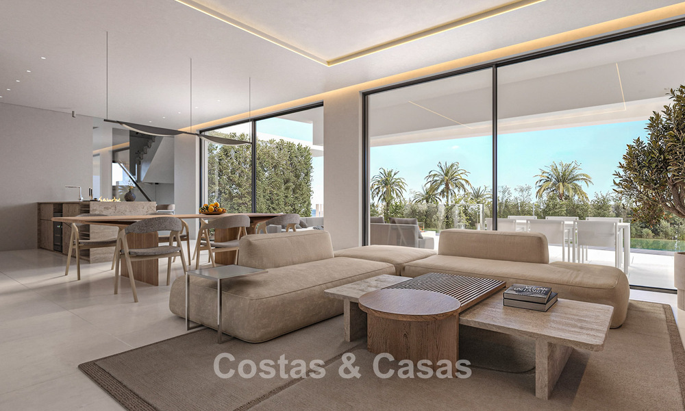 Exclusieve, off-plan designvilla’s met avant-garde architectuur te koop op 200m van het strand in Mijas Costa 787516