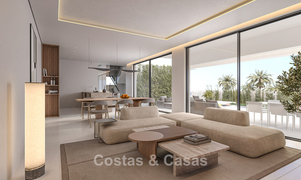Exclusieve, off-plan designvilla’s met avant-garde architectuur te koop op 200m van het strand in Mijas Costa 787517