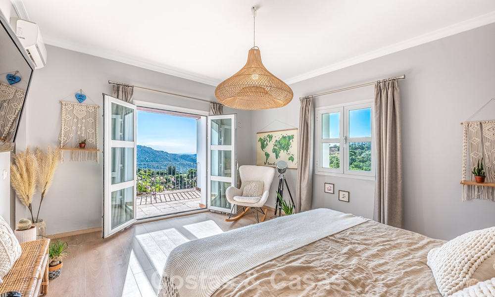 Mediterrane luxevilla met panoramisch uitzicht te koop genesteld in de groene heuvels van Marbella - Benahavis 789904