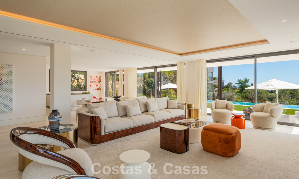 Instapklare, high-end designvilla met zeezicht te koop aan de Golden Mile van Marbella 788149