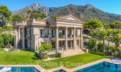 Opmerkelijk paleis in neoklassieke stijl te koop in de prestigieuze, gated wijk van Sierra Blanca, Marbella 788212