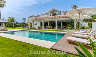 Prachtige luxevilla met tijdloze Andalusische architectuur te koop op de New Golden Mile tussen Marbella en Estepona 788361 