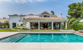 Prachtige luxevilla met tijdloze Andalusische architectuur te koop op de New Golden Mile tussen Marbella en Estepona 788362 