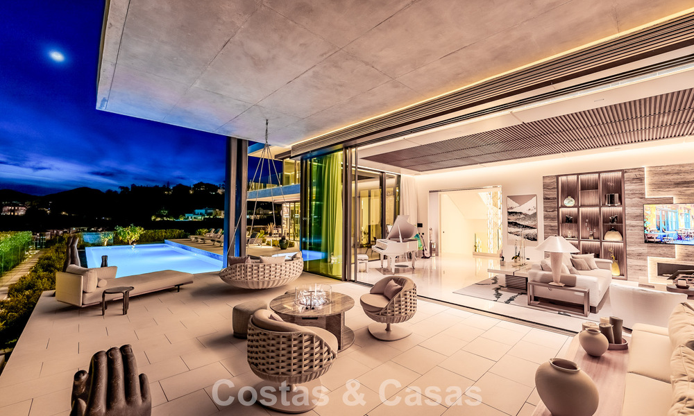 High-end luxevilla met panoramisch zeezicht te koop binnen een prestigieus resort, Benahavis - Marbella 788381