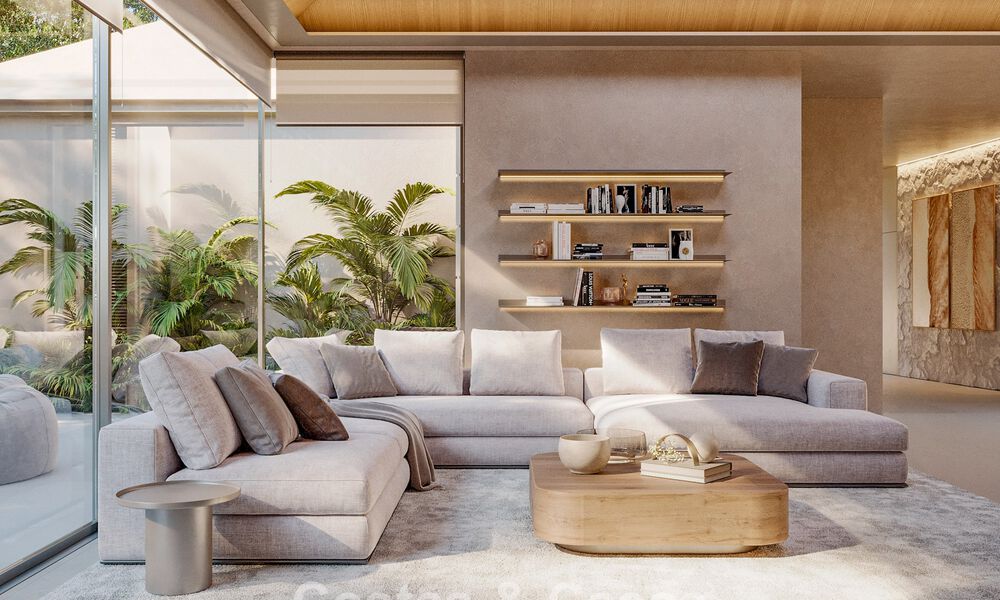 Gesofisticeerde, gelijkvloerse nieuwbouwvilla te koop in een populaire golfomgeving van Nueva Andalucia, Marbella 788681