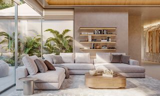 Gesofisticeerde, gelijkvloerse nieuwbouwvilla te koop in een populaire golfomgeving van Nueva Andalucia, Marbella 788681 