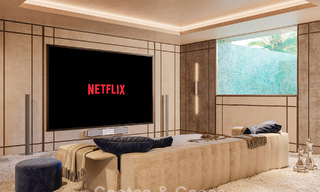 Gesofisticeerde, gelijkvloerse nieuwbouwvilla te koop in een populaire golfomgeving van Nueva Andalucia, Marbella 788685 