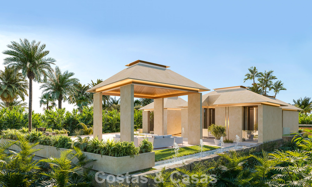 Gesofisticeerde, gelijkvloerse nieuwbouwvilla te koop in een populaire golfomgeving van Nueva Andalucia, Marbella 788688