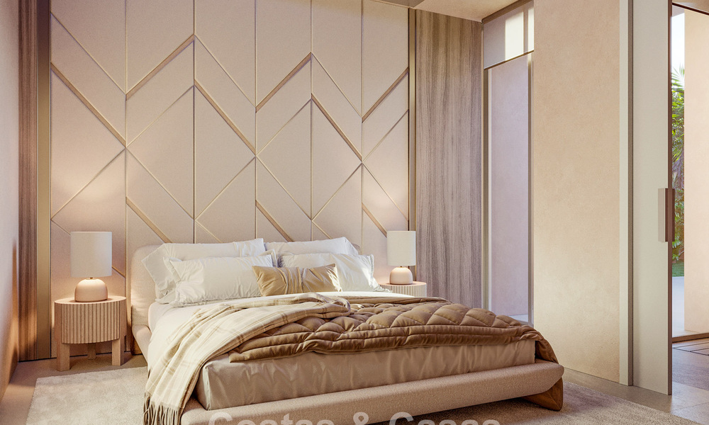 Gesofisticeerde, gelijkvloerse nieuwbouwvilla te koop in een populaire golfomgeving van Nueva Andalucia, Marbella 788697