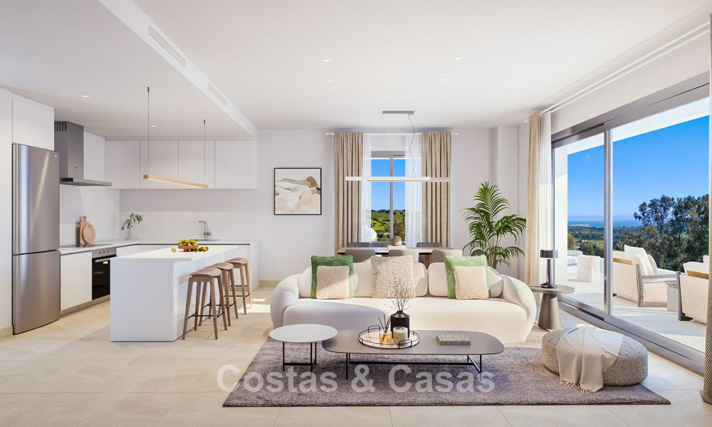Nieuwe, innovatieve appartementen te koop aan de golfbaan in Estepona 788660