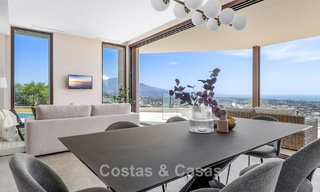 Instapklare luxevilla met moderne architectuur en panoramisch zeezicht te koop in Marbella - Benahavis 788934 