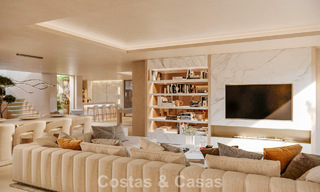 Elegante, gelijkvloerse nieuwbouwvilla te koop in een vooraanstaande golfomgeving van Nueva Andalucia, Marbella 789178 