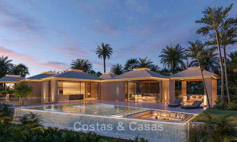 Elegante, gelijkvloerse nieuwbouwvilla te koop in een vooraanstaande golfomgeving van Nueva Andalucia, Marbella 789185
