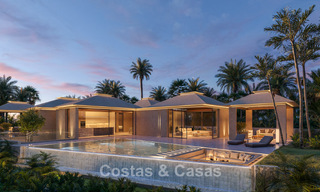 Elegante, gelijkvloerse nieuwbouwvilla te koop in een vooraanstaande golfomgeving van Nueva Andalucia, Marbella 789185 