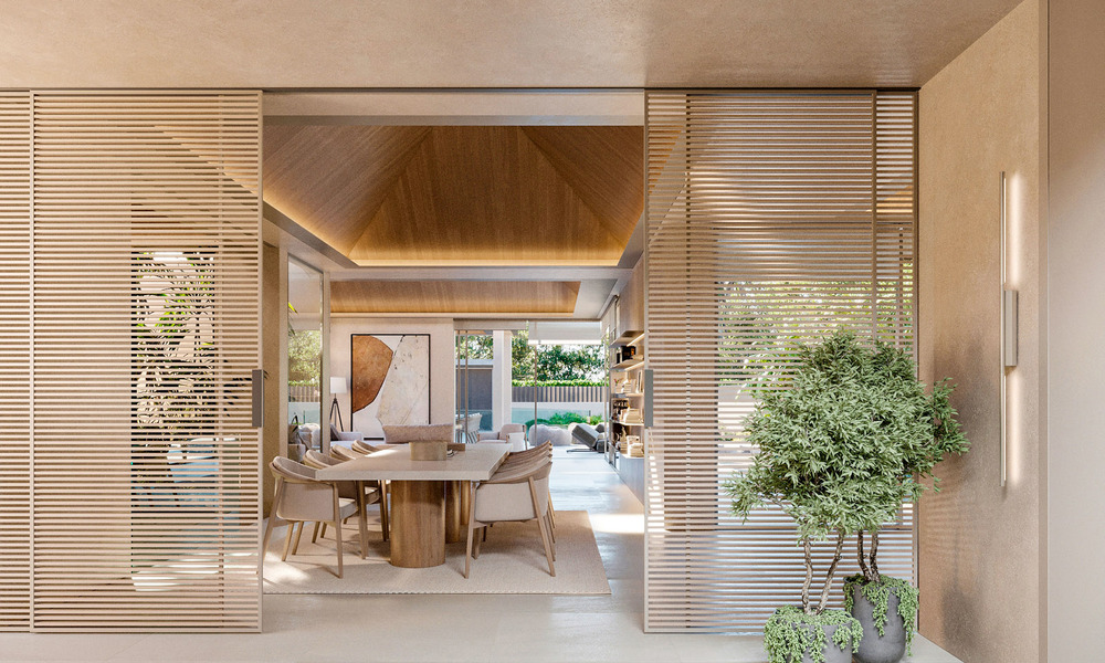 Elegante, gelijkvloerse nieuwbouwvilla te koop in een vooraanstaande golfomgeving van Nueva Andalucia, Marbella 789187