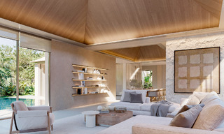 Elegante, gelijkvloerse nieuwbouwvilla te koop in een vooraanstaande golfomgeving van Nueva Andalucia, Marbella 789188 