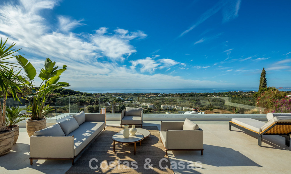 Aantrekkelijke designvilla met spectaculair zeezicht te koop in Elvira, ten oosten van Marbella centrum 789079