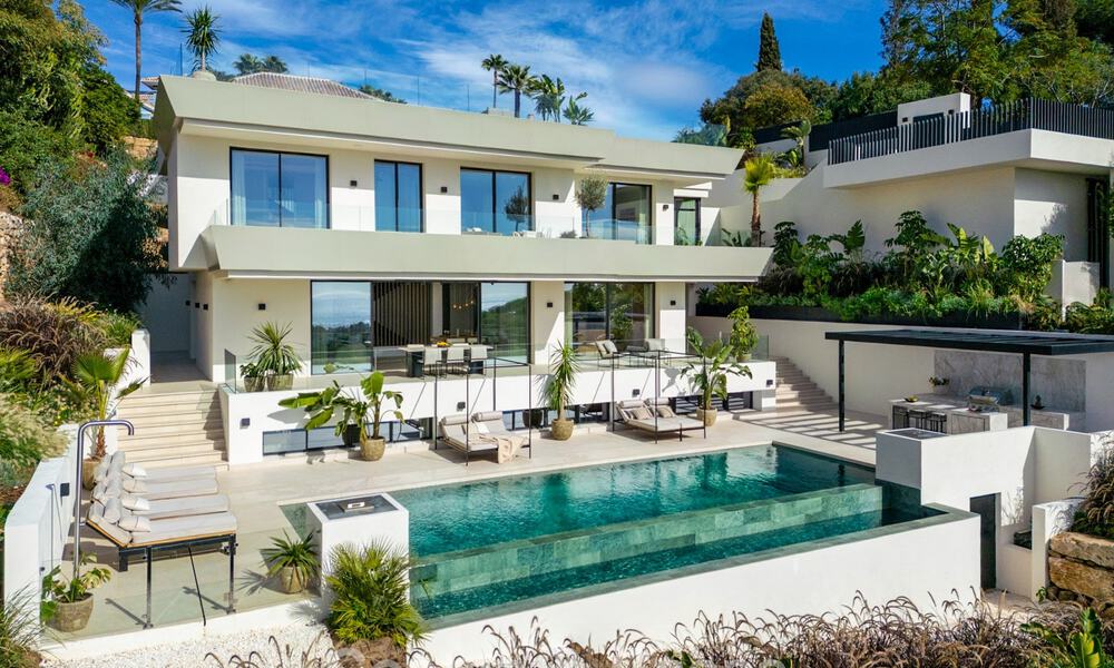 Aantrekkelijke designvilla met spectaculair zeezicht te koop in Elvira, ten oosten van Marbella centrum 789103