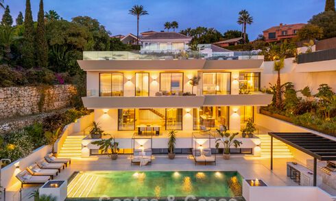 Aantrekkelijke designvilla met spectaculair zeezicht te koop in Elvira, ten oosten van Marbella centrum 789108