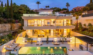 Aantrekkelijke designvilla met spectaculair zeezicht te koop in Elvira, ten oosten van Marbella centrum 789108