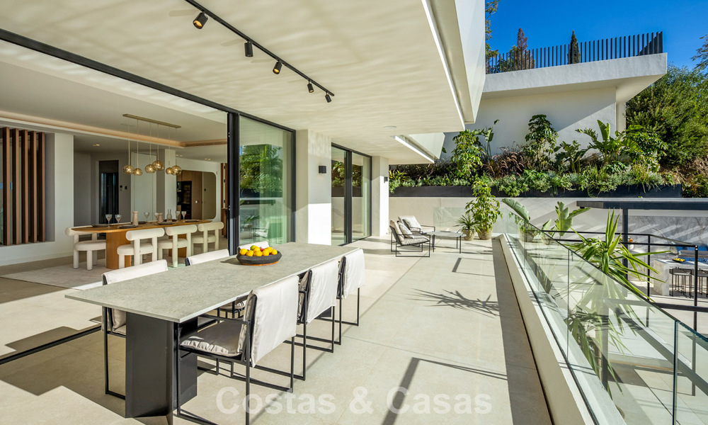 Aantrekkelijke designvilla met spectaculair zeezicht te koop in Elvira, ten oosten van Marbella centrum 789114