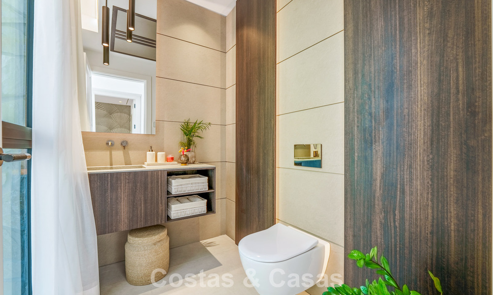 Exclusieve hedendaagse luxevilla te koop binnen een beveiligde gemeenschap in La Quinta, Benahavis - Marbella 789426