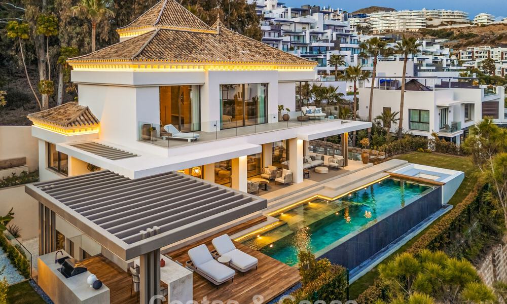 Indrukwekkende luxevilla met golf- en zeezicht te koop in La Quinta, Benahavis - Marbella 790176