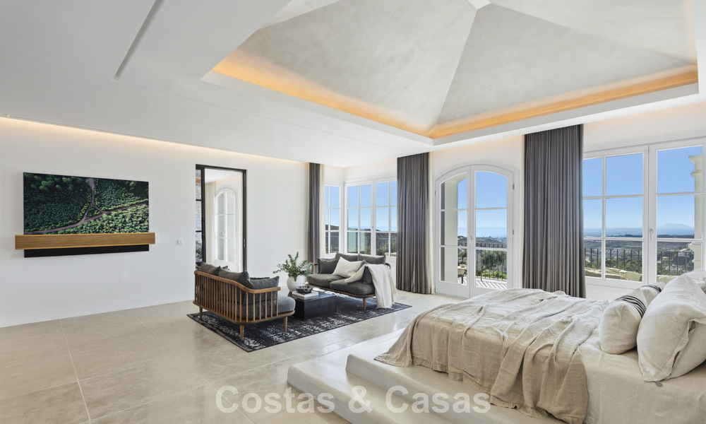 Mediterrane luxevilla met een klassieke architectuur te koop en zeezicht in het Marbella Club Resort in Benahavis 790353