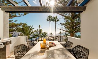 Eigentijds gerenoveerd ruim penthouse te koop op enkele stappen van het strand in San Pedro, Marbella 790529 