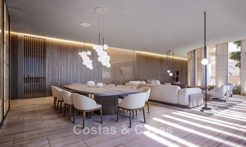 Nieuwe, high-end designvilla te koop met panoramisch zeezicht in een gated villawijk van Sotogrande, Costa del Sol 790664