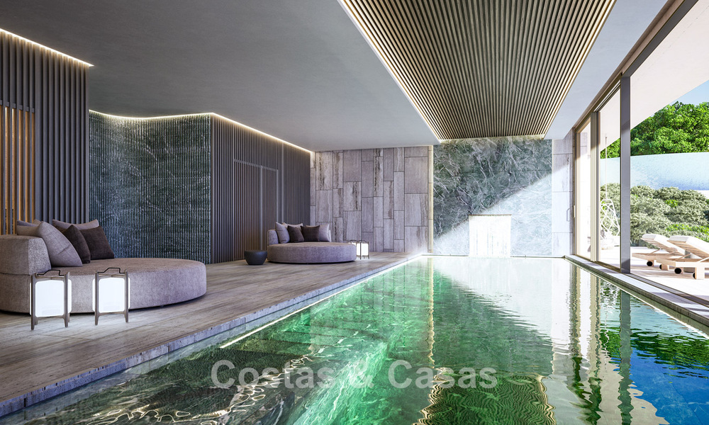 Nieuwe, high-end designvilla te koop met panoramisch zeezicht in een gated villawijk van Sotogrande, Costa del Sol 790669