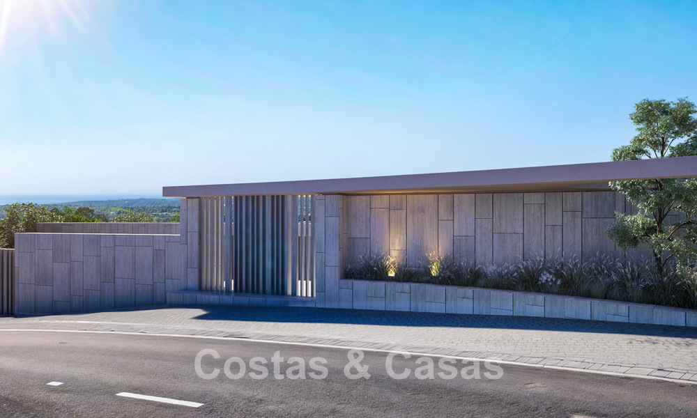 Nieuwe, high-end designvilla te koop met panoramisch zeezicht in een gated villawijk van Sotogrande, Costa del Sol 790673