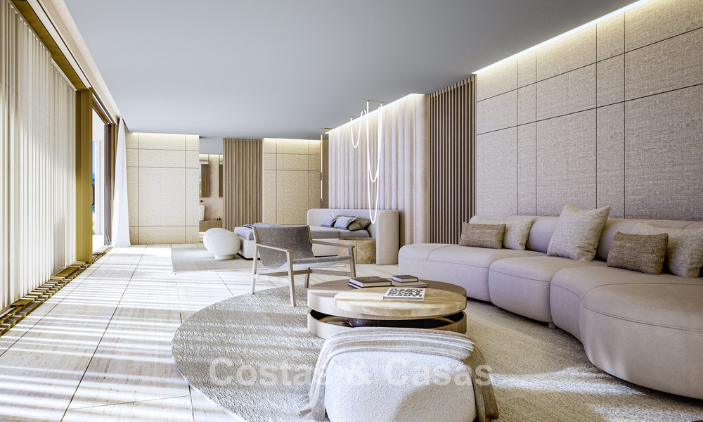 Nieuwe, high-end designvilla te koop met panoramisch zeezicht in een gated villawijk van Sotogrande, Costa del Sol 790679