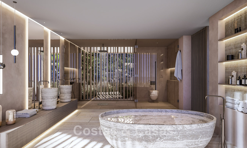 Nieuwe, high-end designvilla te koop met panoramisch zeezicht in een gated villawijk van Sotogrande, Costa del Sol 790688