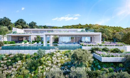 Nieuwe, first-class designvilla te koop met zeezicht in een gated en bewaakte omgeving van Sotogrande, Costa del Sol 790707