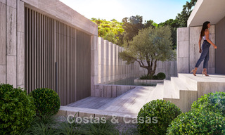 Nieuwe, first-class designvilla te koop met zeezicht in een gated en bewaakte omgeving van Sotogrande, Costa del Sol 790710 