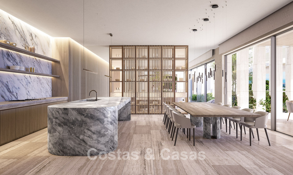 Nieuwe, first-class designvilla te koop met zeezicht in een gated en bewaakte omgeving van Sotogrande, Costa del Sol 790711