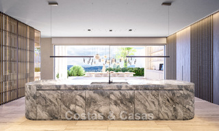 Nieuwe, first-class designvilla te koop met zeezicht in een gated en bewaakte omgeving van Sotogrande, Costa del Sol 790712 