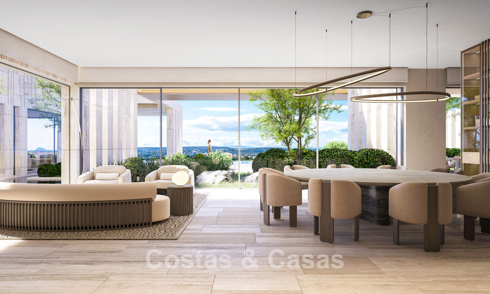 Nieuwe, first-class designvilla te koop met zeezicht in een gated en bewaakte omgeving van Sotogrande, Costa del Sol 790714