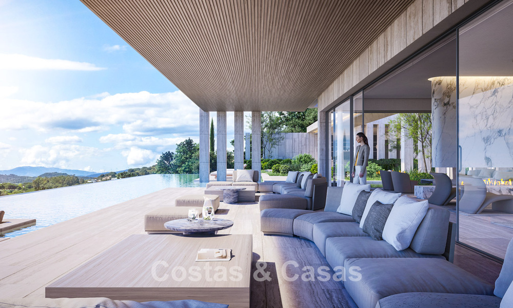 Nieuwe, first-class designvilla te koop met zeezicht in een gated en bewaakte omgeving van Sotogrande, Costa del Sol 790724
