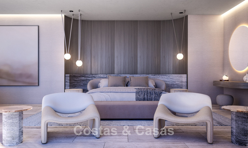 Nieuwe, first-class designvilla te koop met zeezicht in een gated en bewaakte omgeving van Sotogrande, Costa del Sol 790732