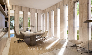 Nieuwe, first-class designvilla te koop met zeezicht in een gated en bewaakte omgeving van Sotogrande, Costa del Sol 790735 