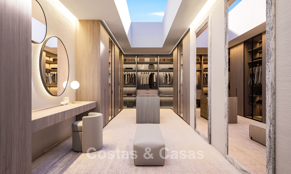Nieuwe, first-class designvilla te koop met zeezicht in een gated en bewaakte omgeving van Sotogrande, Costa del Sol 790737