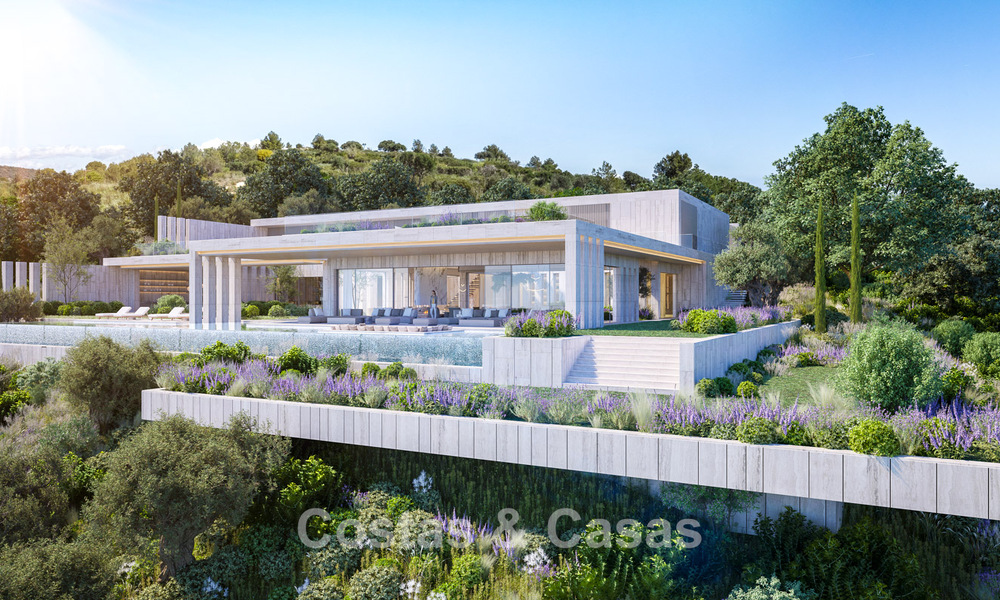Nieuwe, first-class designvilla te koop met zeezicht in een gated en bewaakte omgeving van Sotogrande, Costa del Sol 790739