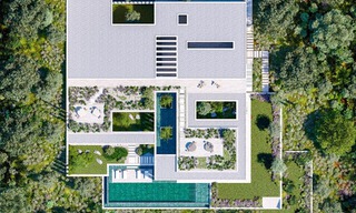 Nieuwe, first-class designvilla te koop met zeezicht in een gated en bewaakte omgeving van Sotogrande, Costa del Sol 790742 